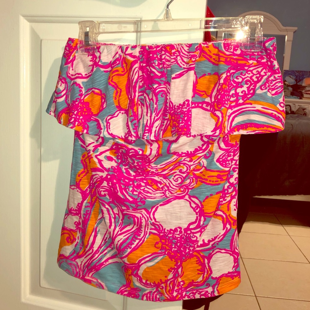 Lilly Pulitzer Strapless Top